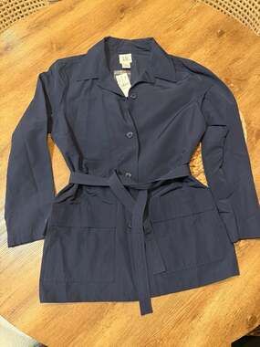 GAP Navy Utility Jacket with Belt